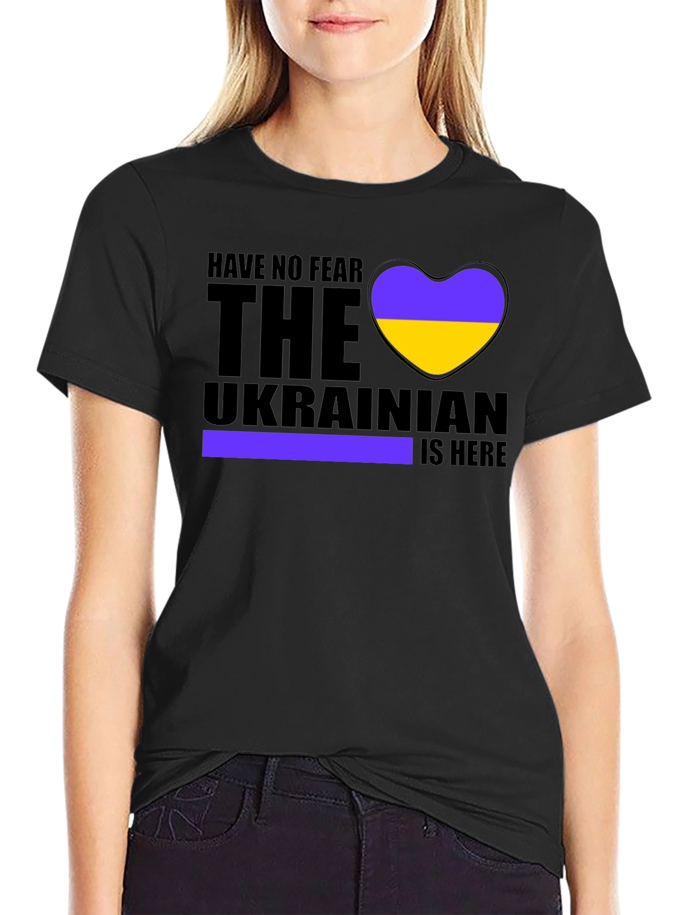 Ukrainian Pride Black T-Shirt
