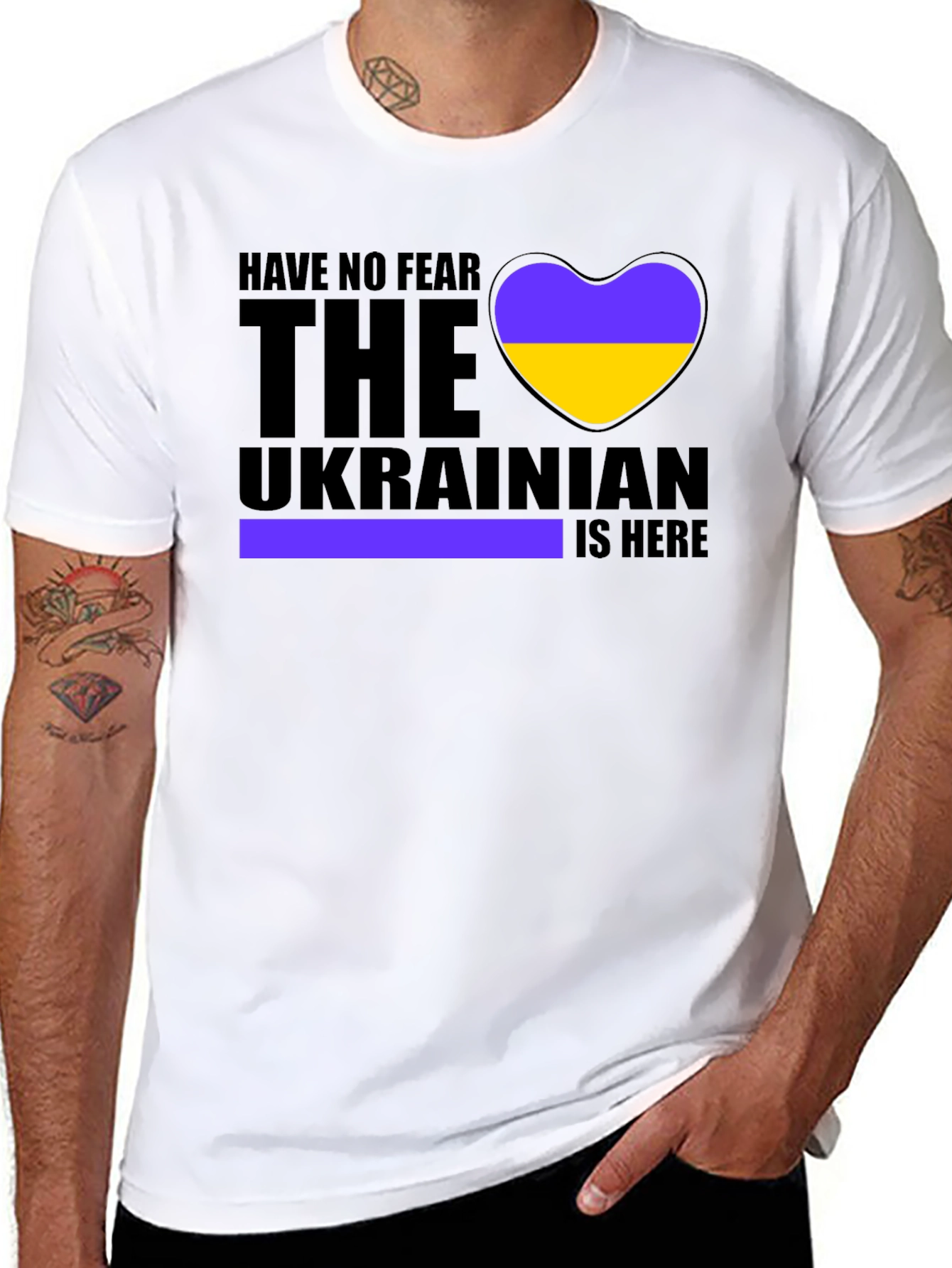 Ukrainian Pride Black T-Shirt