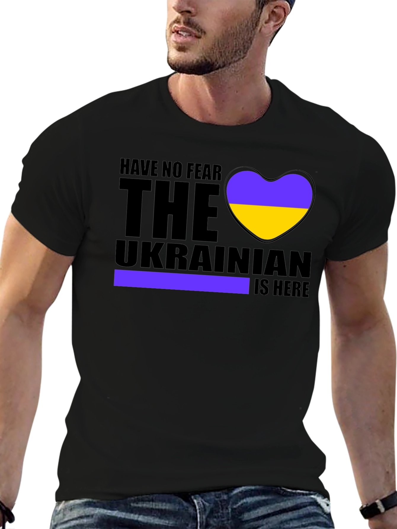Ukrainian Pride Black T-Shirt