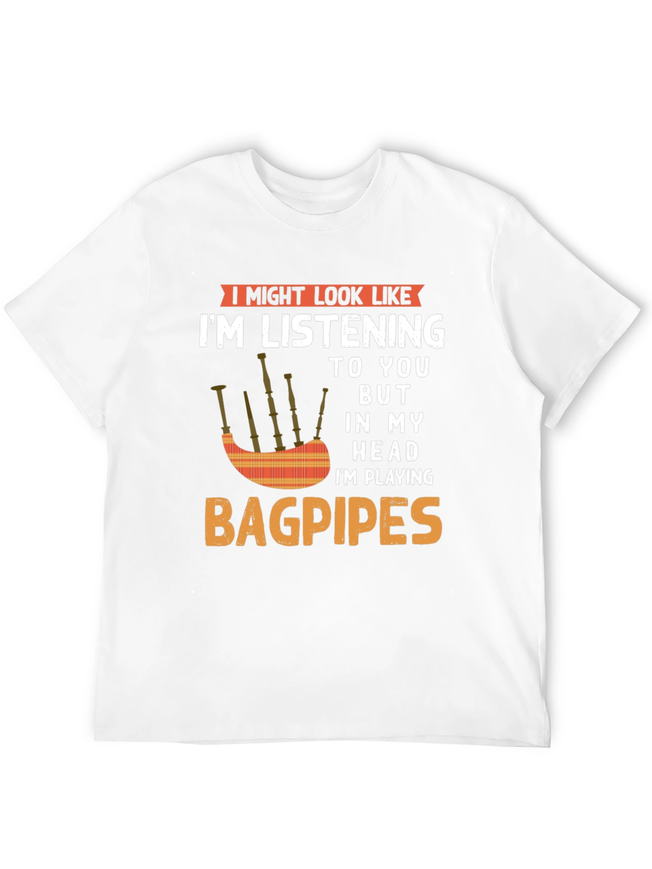 Bagpipes Graphic Tee - Funny Musician T-Shirt