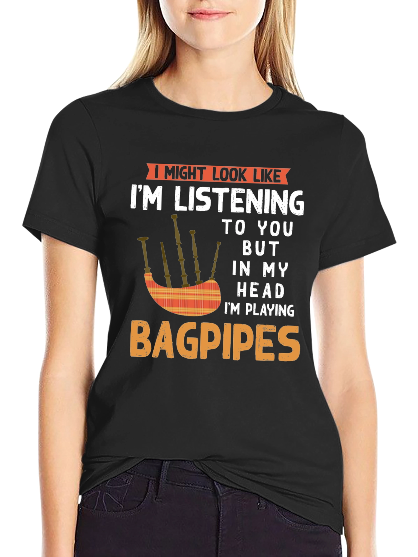 Bagpipes Graphic Tee - Funny Musician T-Shirt