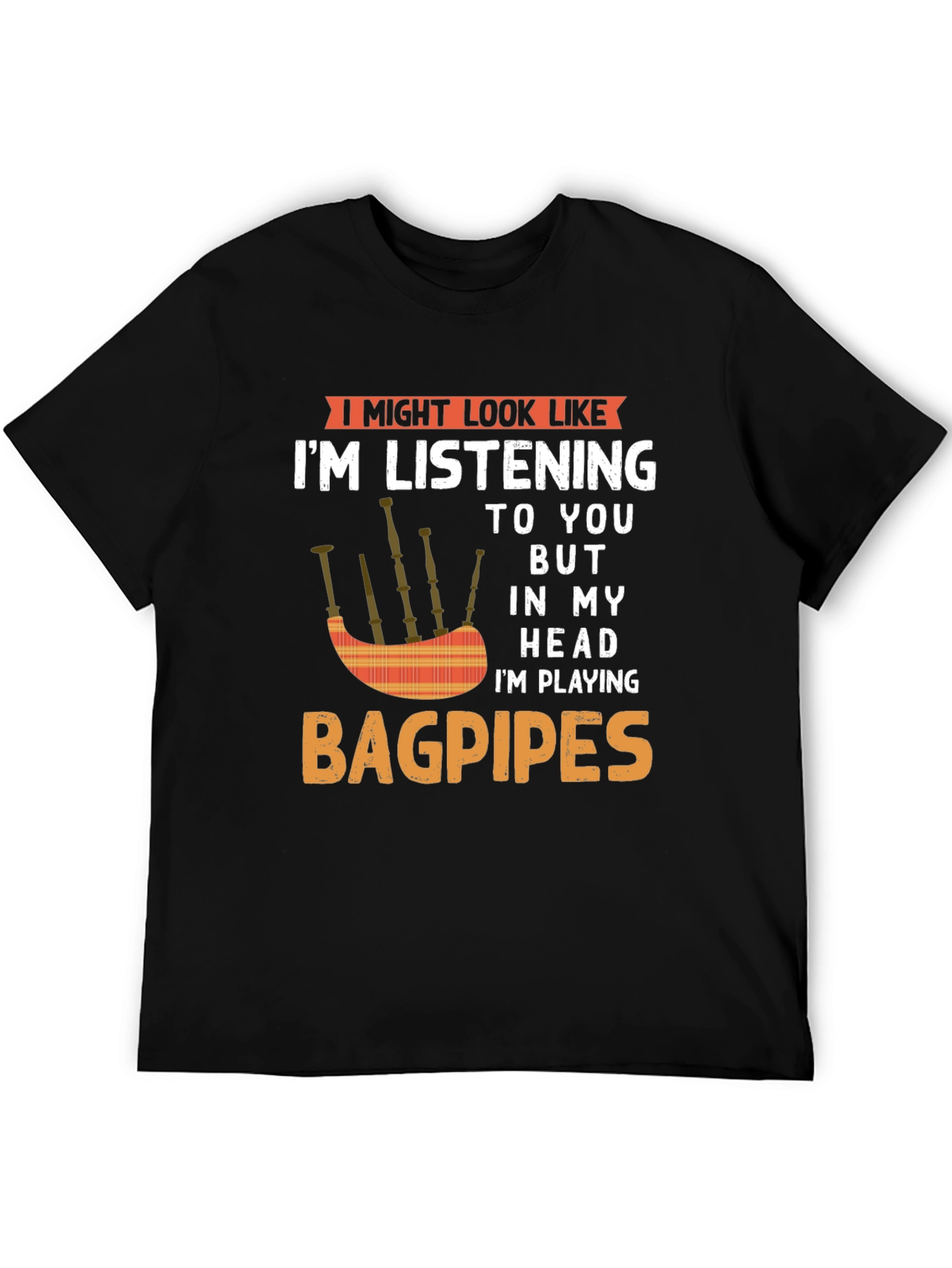 Bagpipes Graphic Tee - Funny Musician T-Shirt