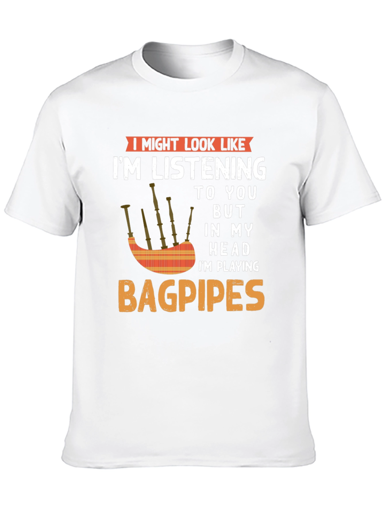 Bagpipes Graphic Tee - Funny Musician T-Shirt