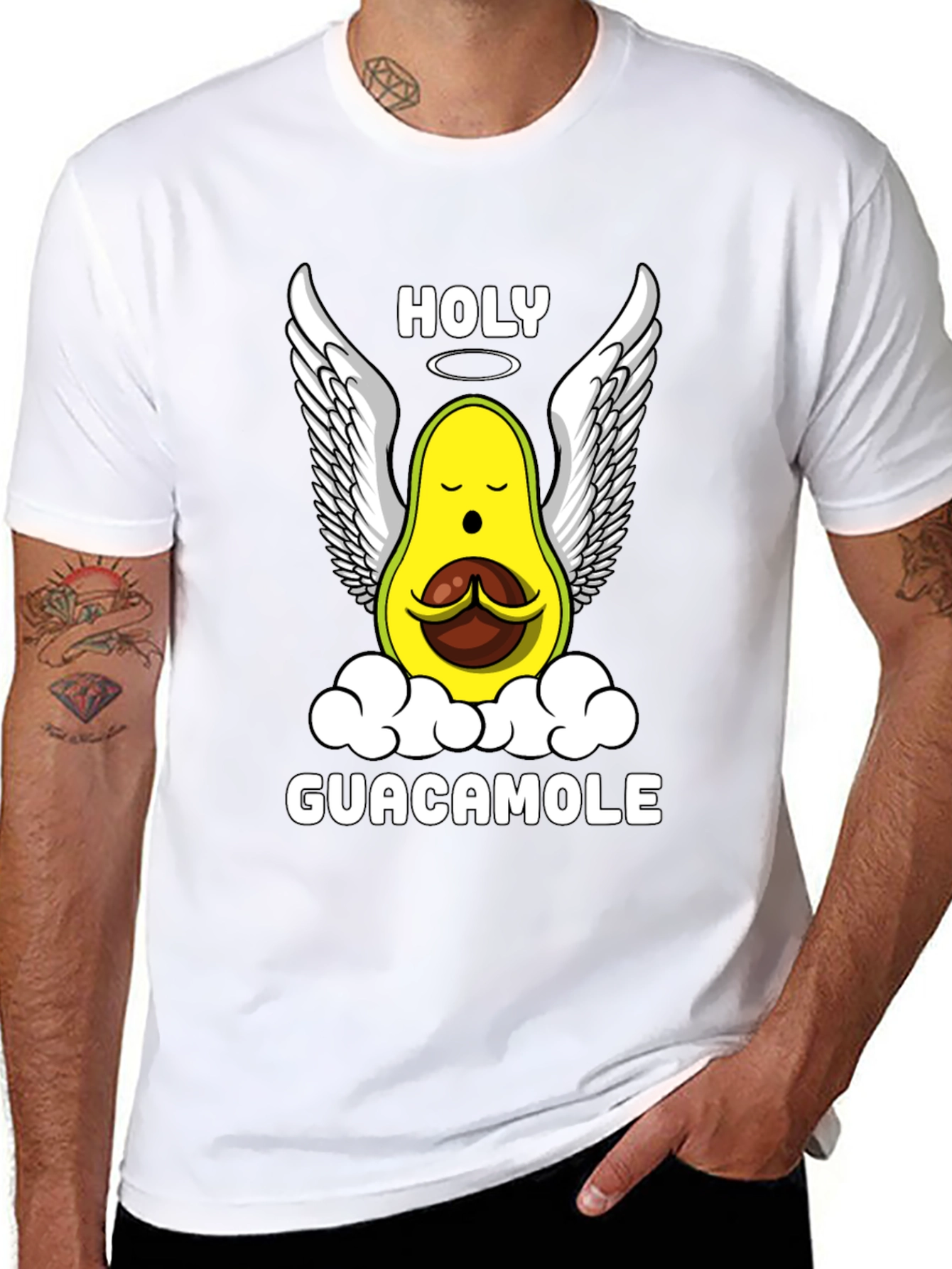 Holy Guacamole Avocado Humor T-Shirt