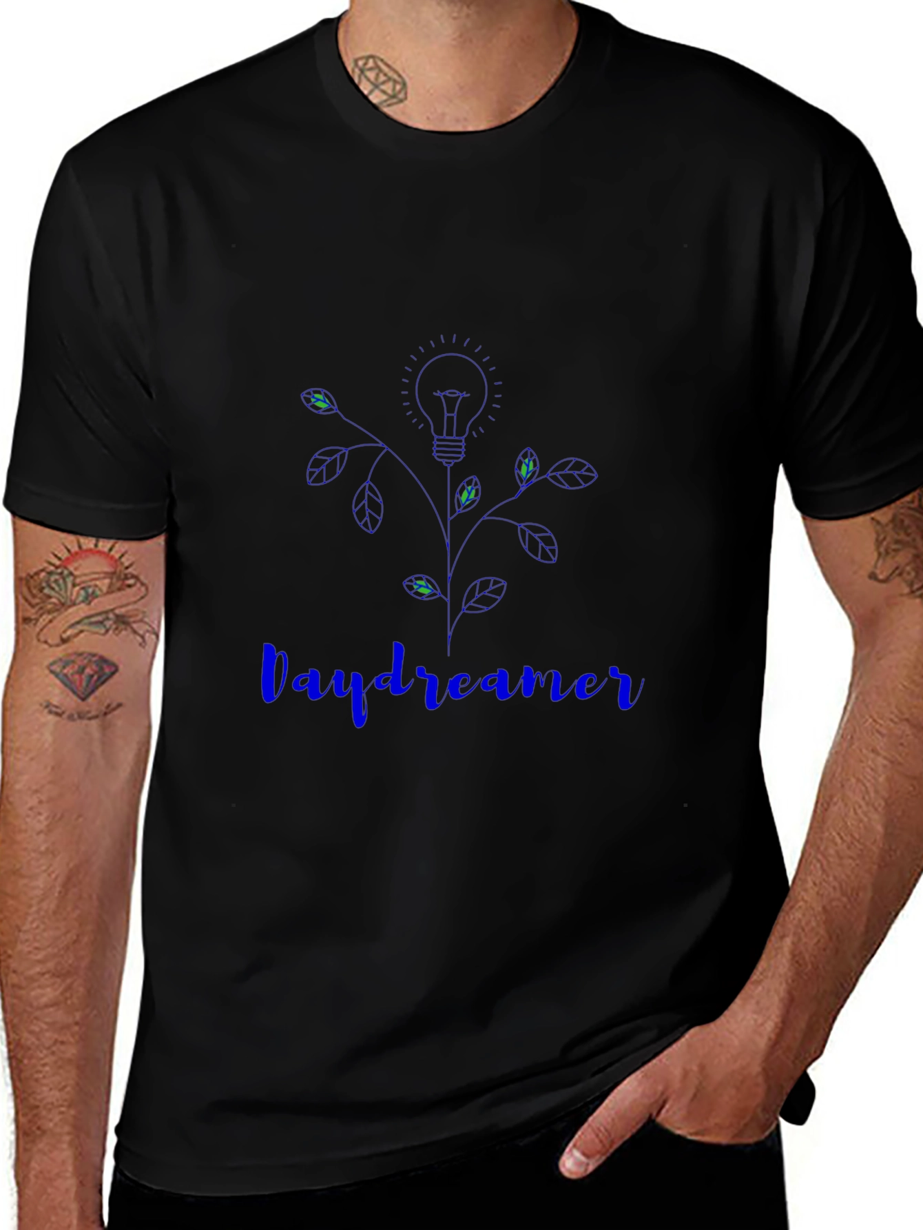 Daydreamer Graphic T-Shirt - Stylish Black Tee