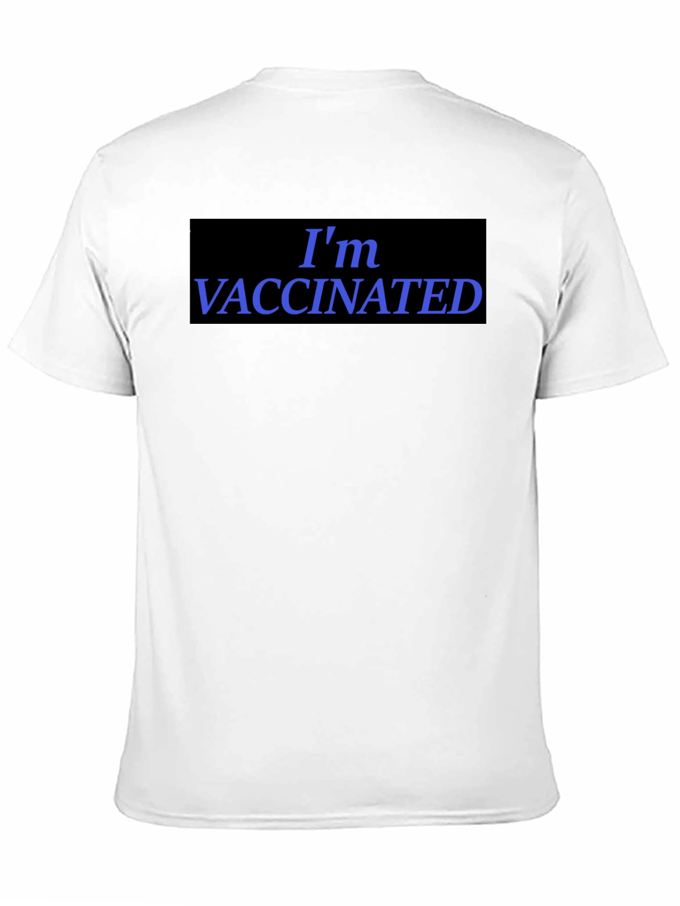 Im Vaccinated Black T-Shirt