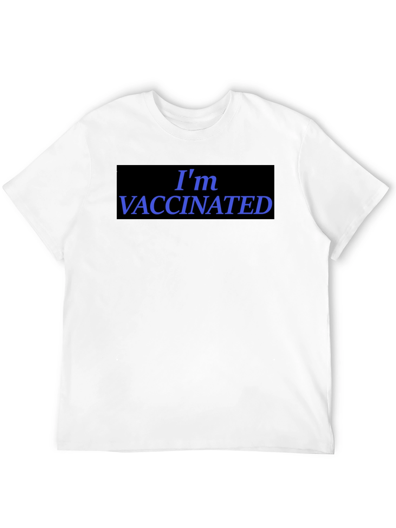 Im Vaccinated Black T-Shirt
