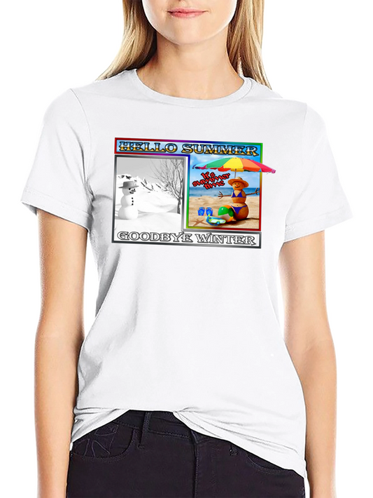 Hello Summer Goodbye Winter Graphic T-Shirt