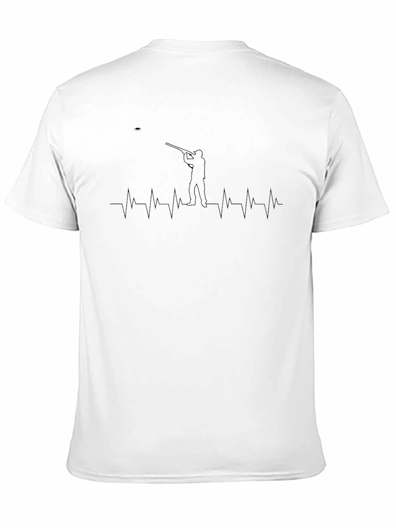 Hunting Heartbeat T-Shirt - Black Graphic Tee