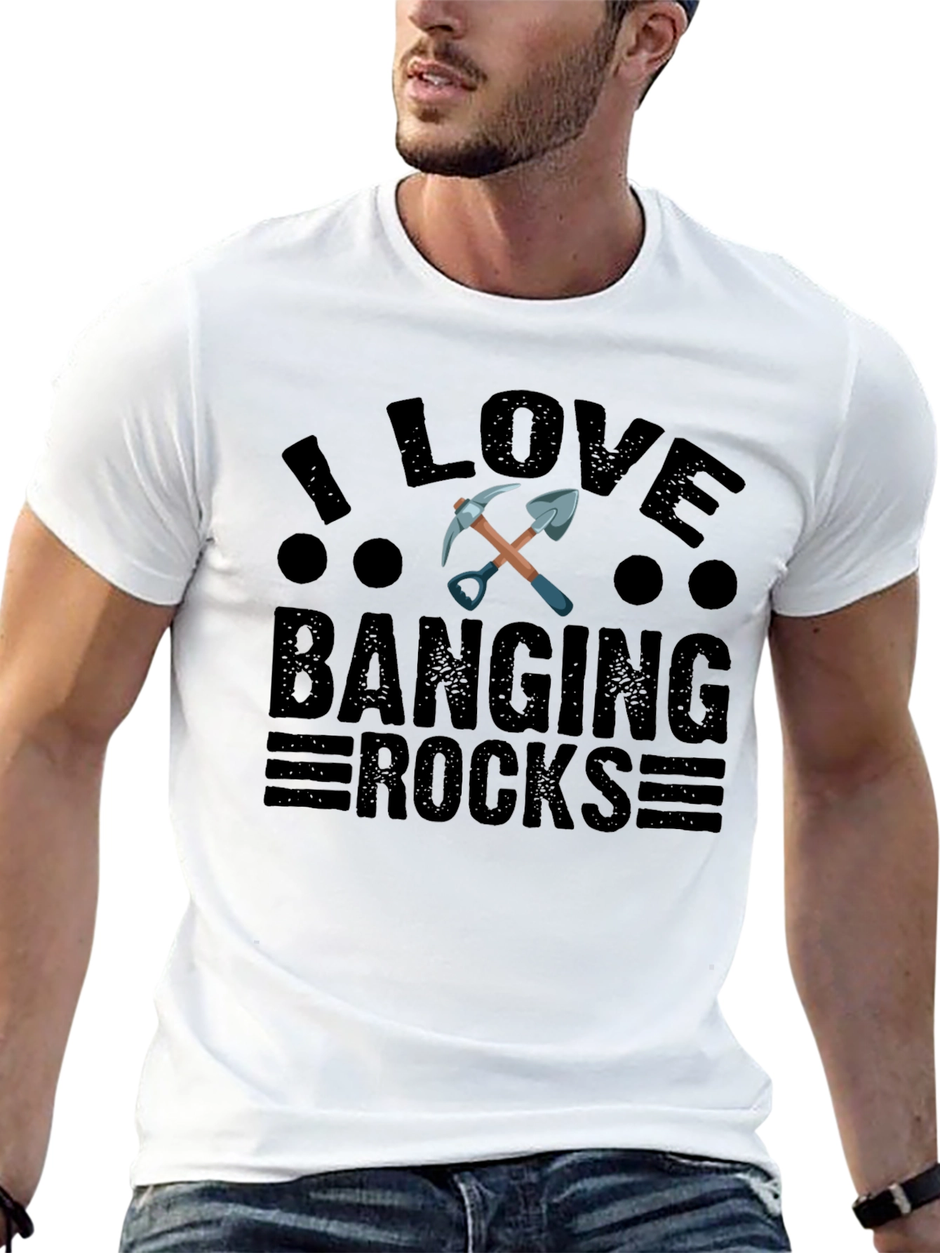 I Love Banging Rocks T-Shirt - Funny Geologist Tee