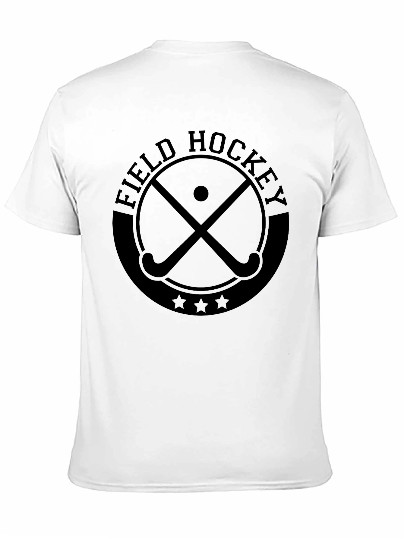 Field Hockey Graphic Tee - Sporty Black T-Shirt