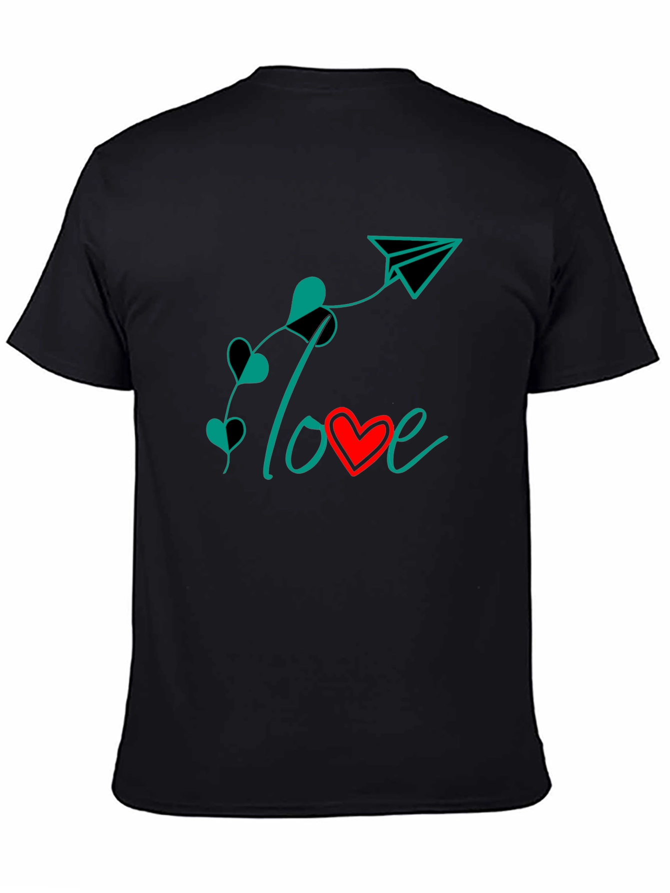Love Paper Plane Graphic T-Shirt