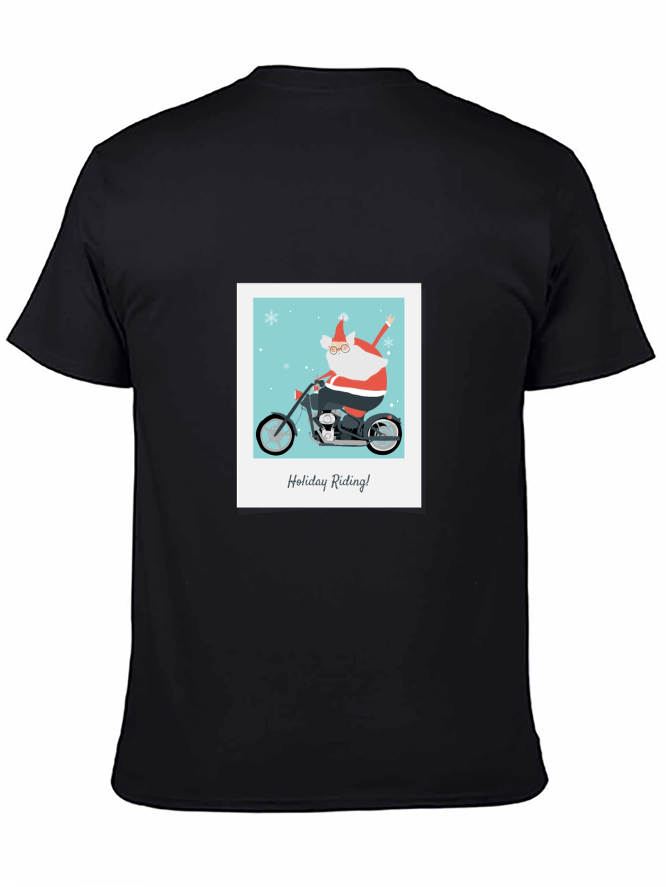 Holiday Riding Santa T-Shirt