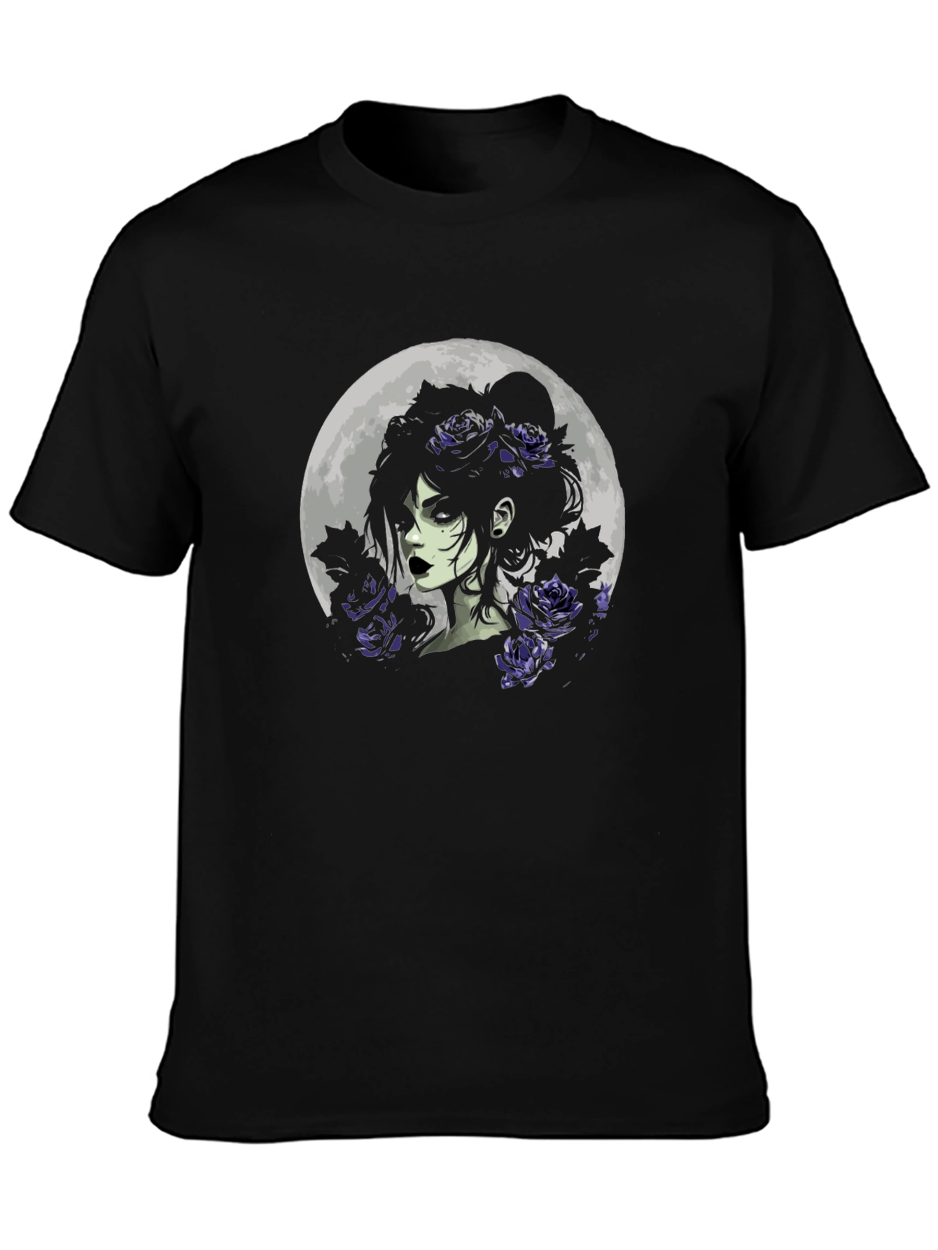 Moonlight Rose Gothic T-Shirt