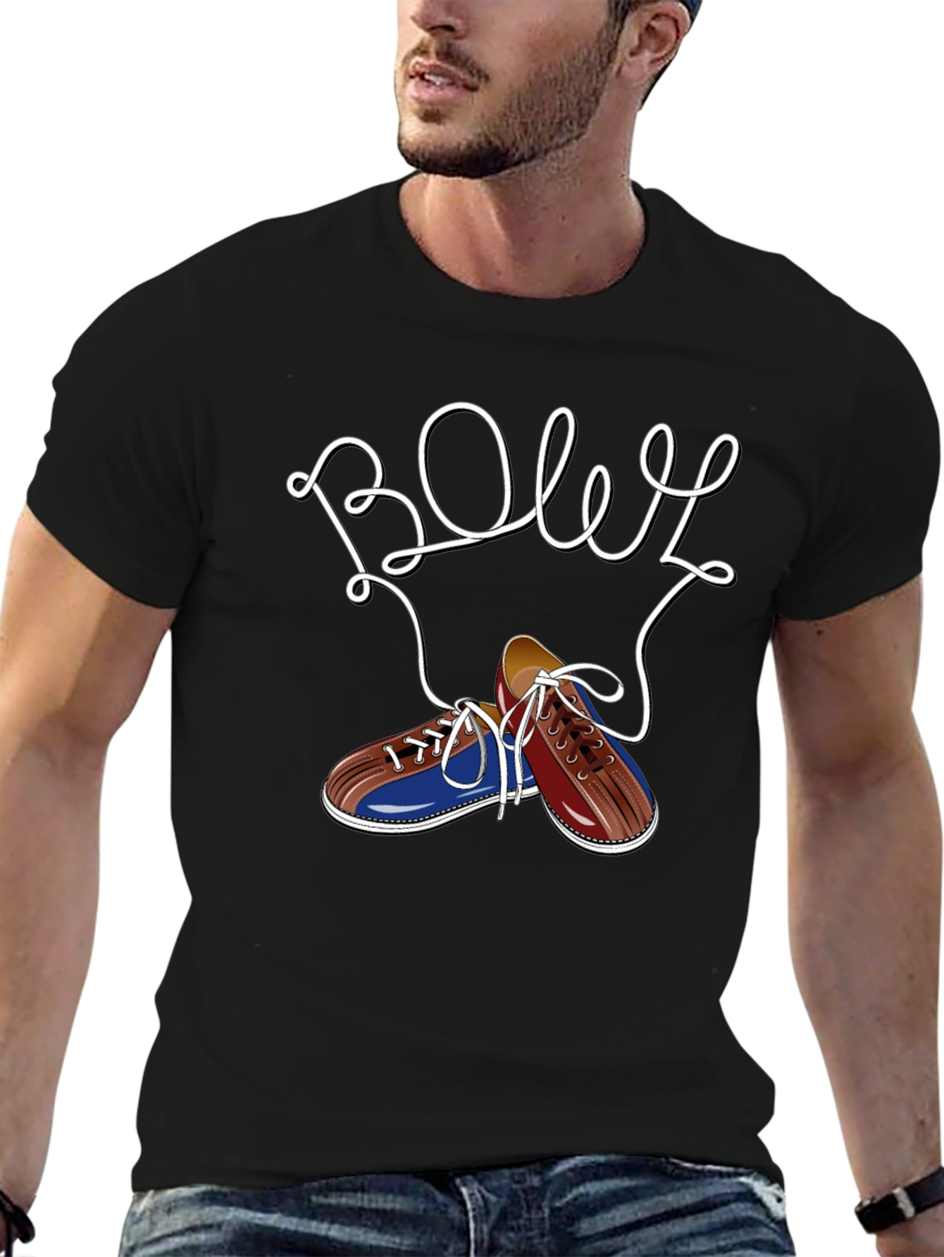 Bowling Shoes Graphic T-Shirt