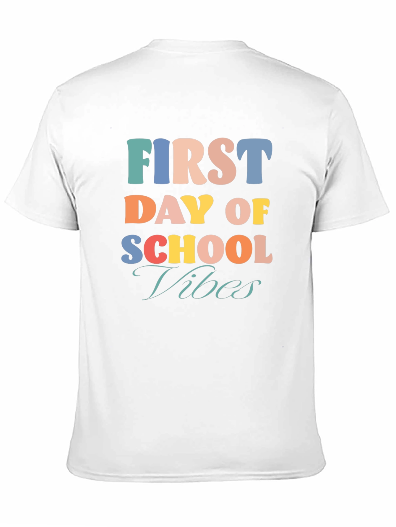 First Day Of School Vibes Black T-Shirt