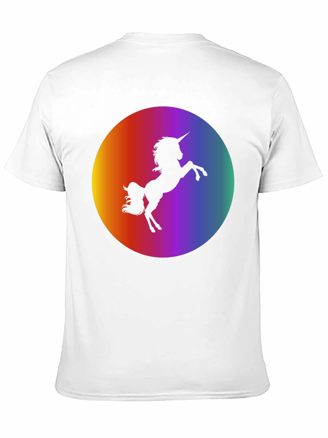 Unicorn Silhouette Rainbow T-Shirt