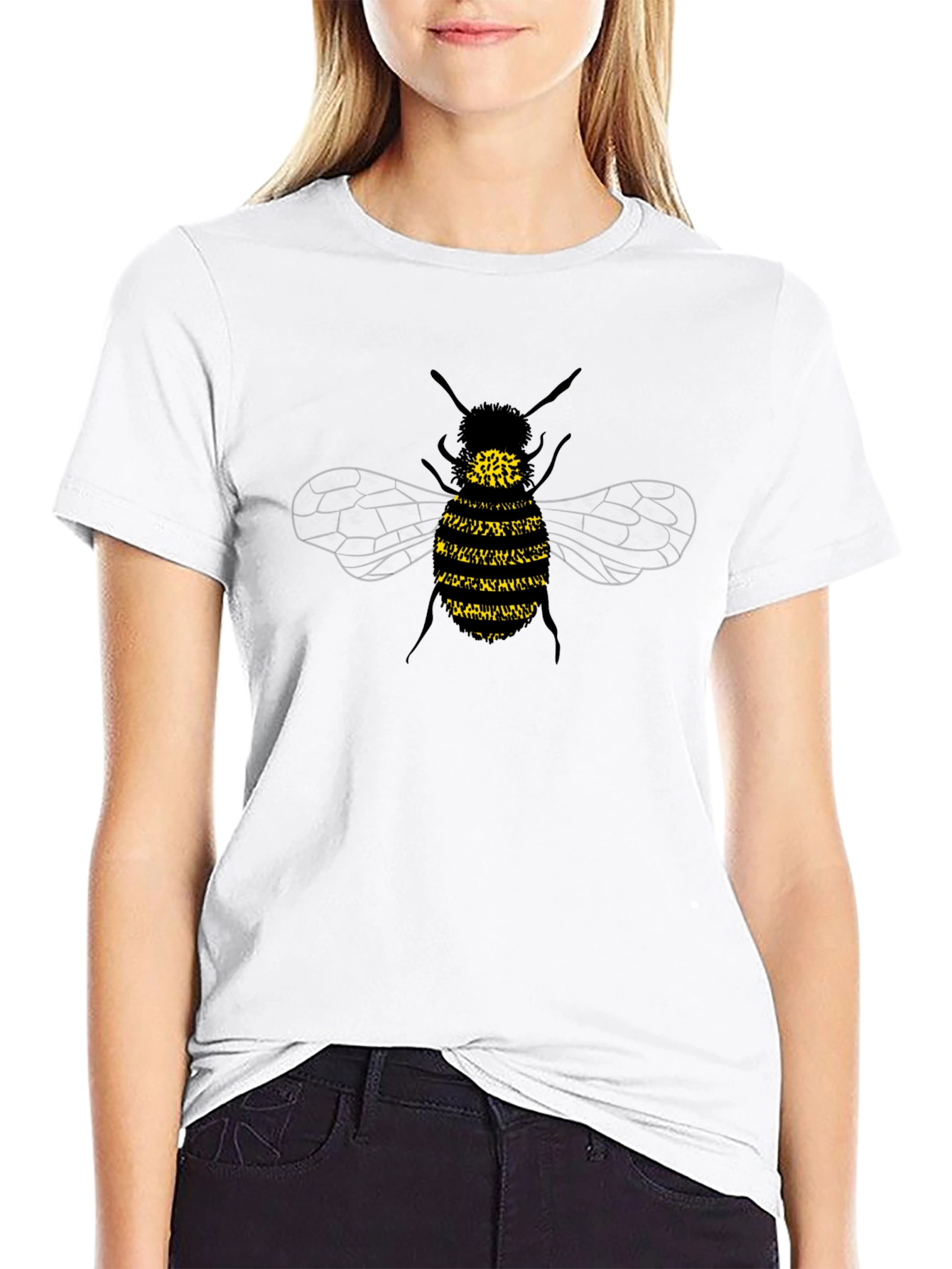 Bumble Bee Graphic T-Shirt - Black
