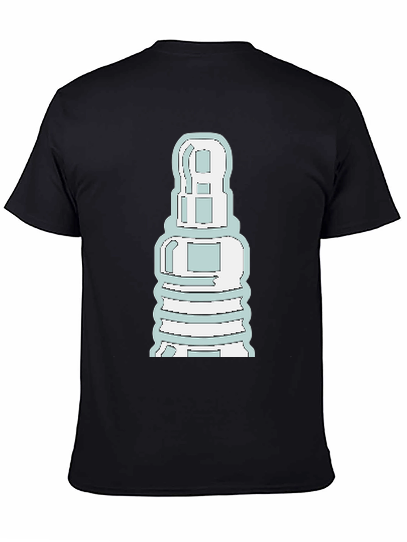 Unique Graphic Tee - Spark Plug Design