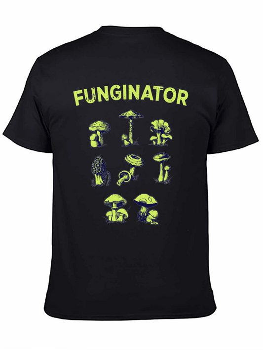 Funginator Mushroom Graphic Tee
