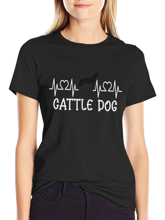 Cattle Dog Heartbeat T-Shirt