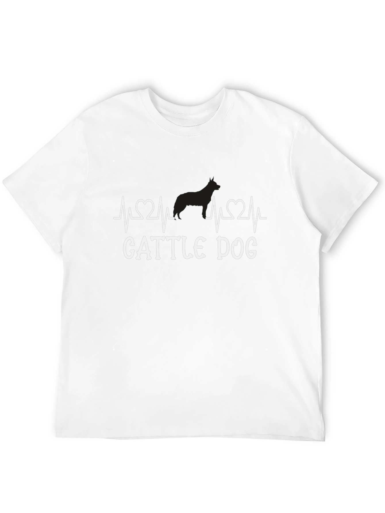 Cattle Dog Heartbeat T-Shirt
