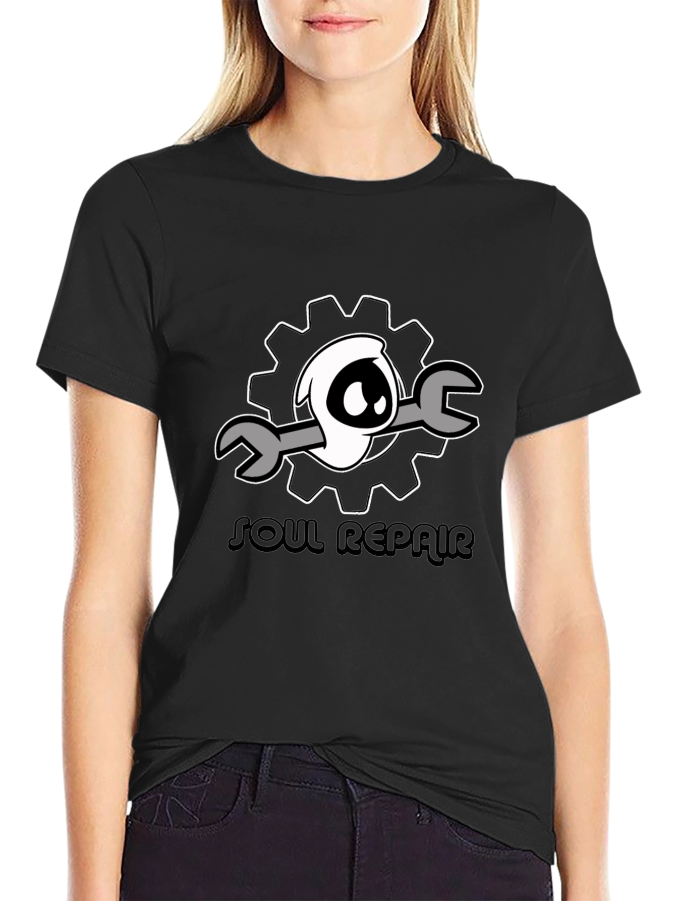 Soul Repair Graphic Black T-Shirt