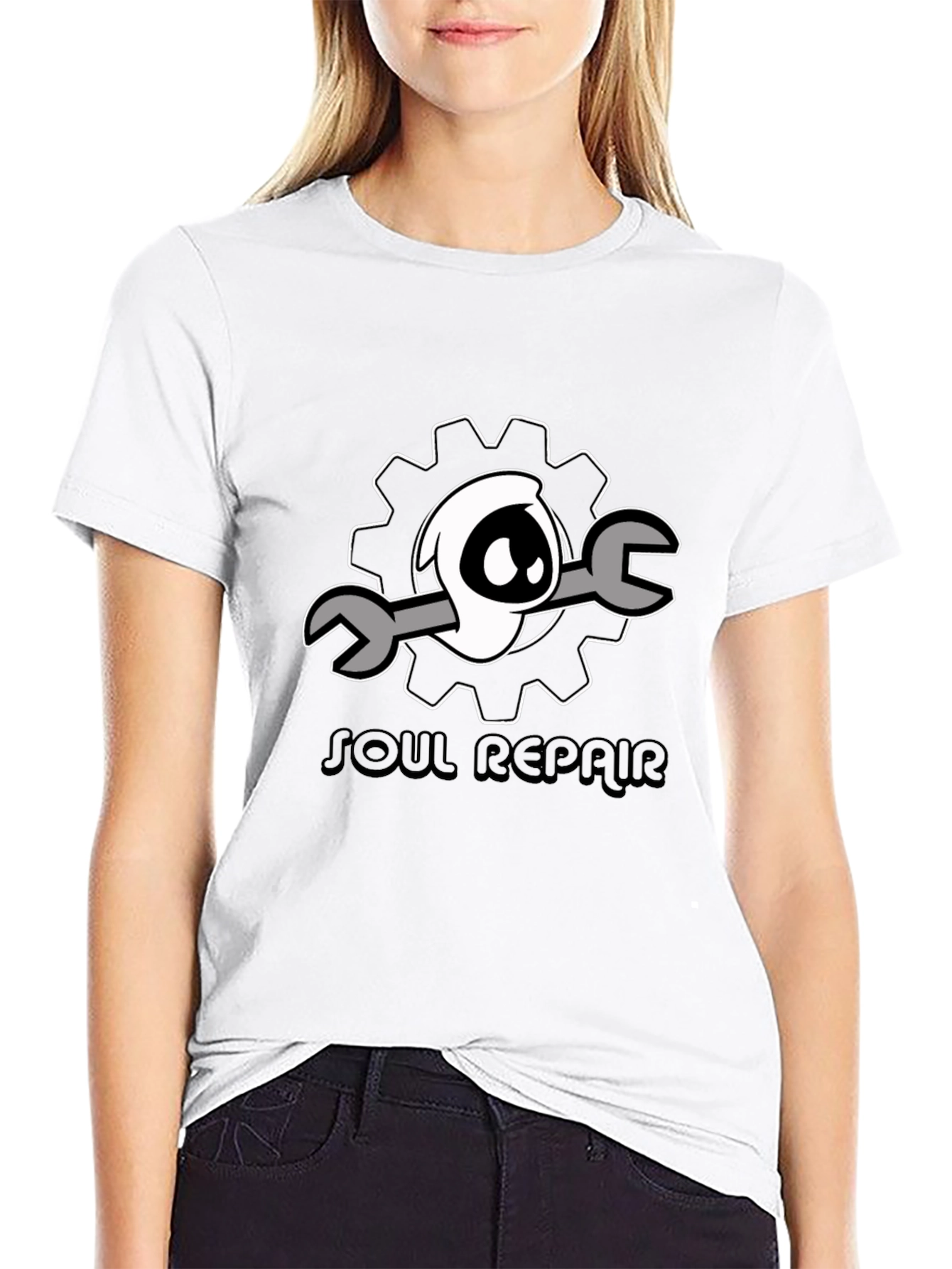 Soul Repair Graphic Black T-Shirt
