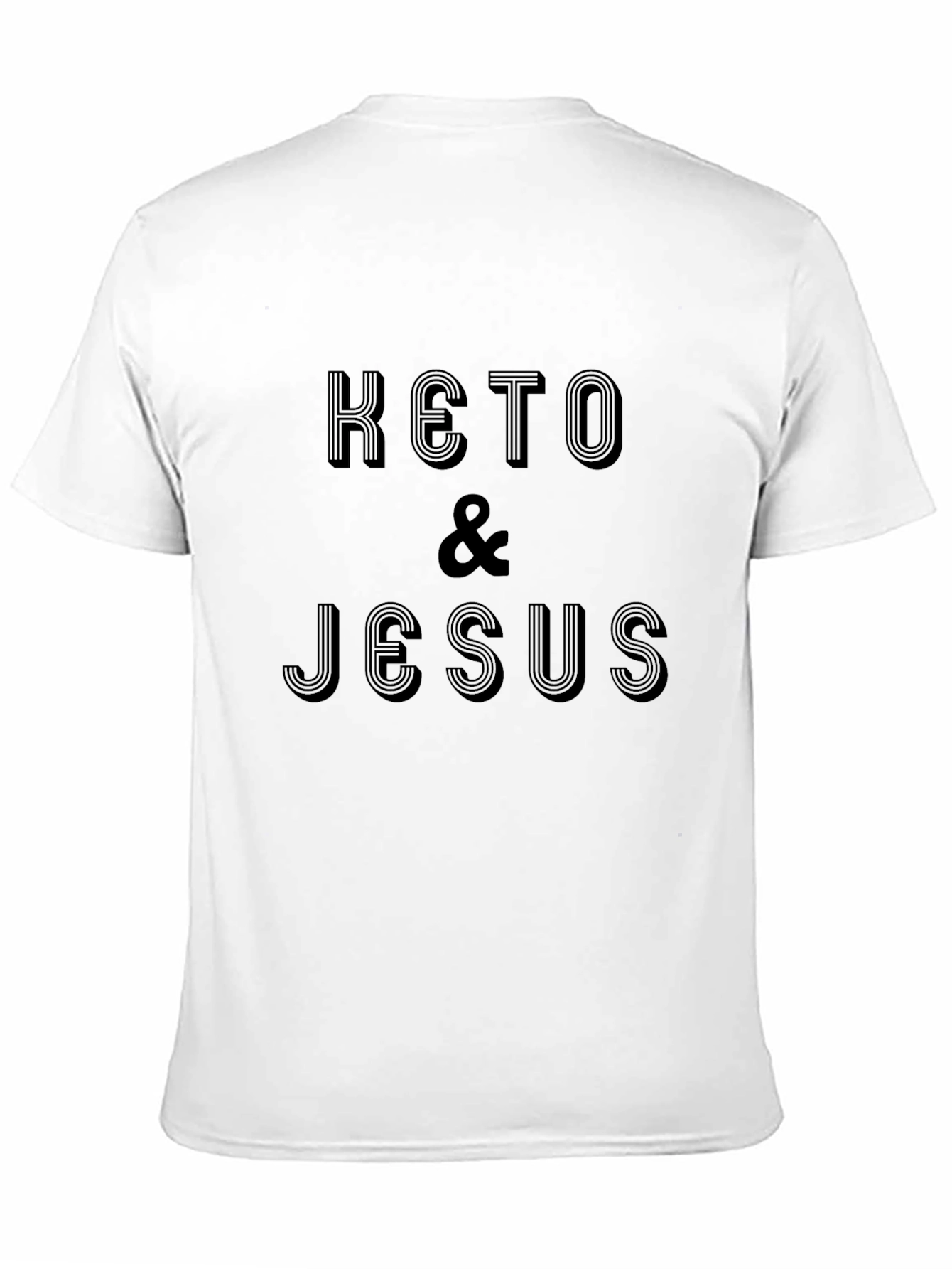 Keto & Jesus Black T-Shirt
