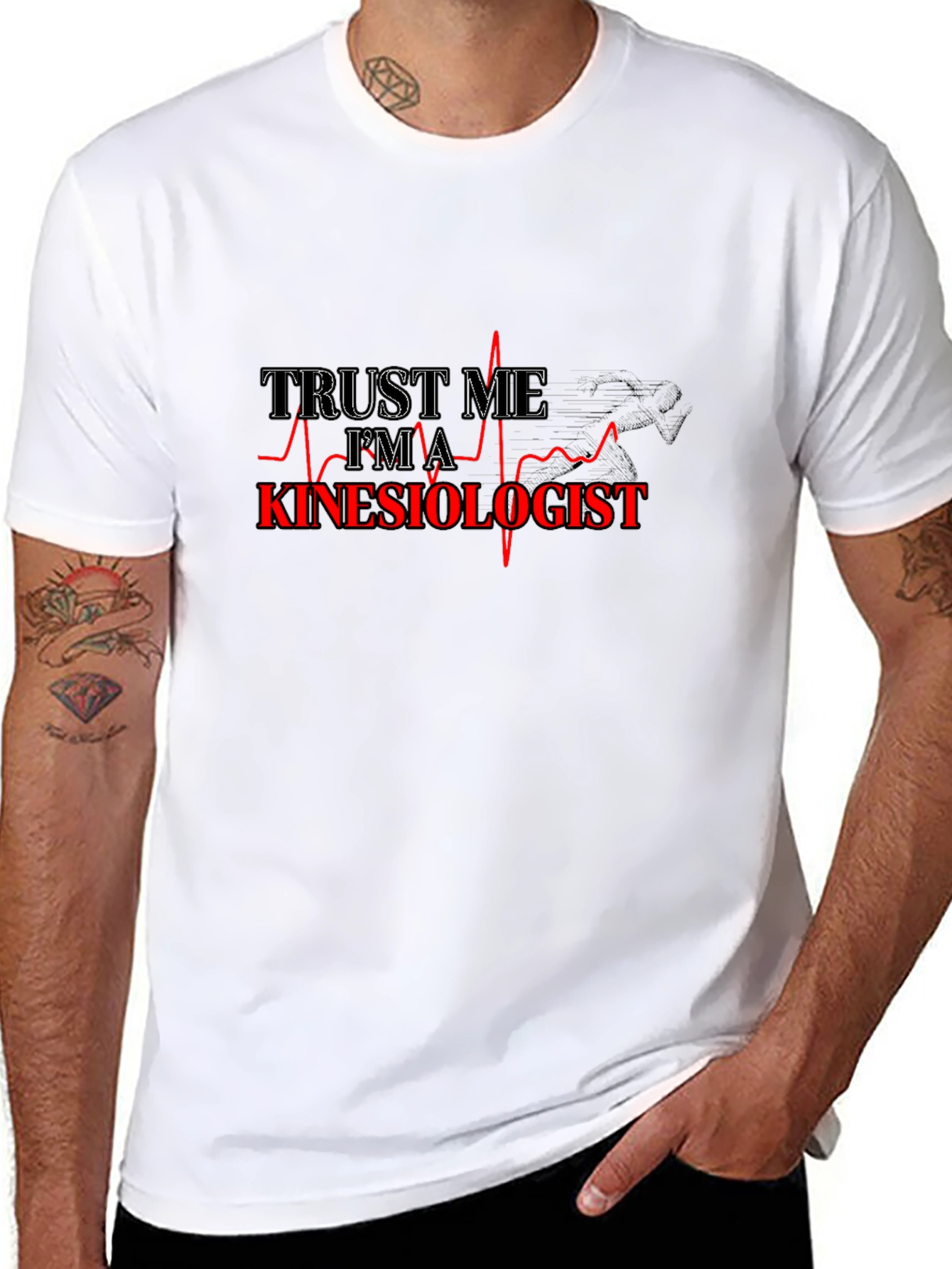 Trust Me Im A Kinesiologist Black T-Shirt
