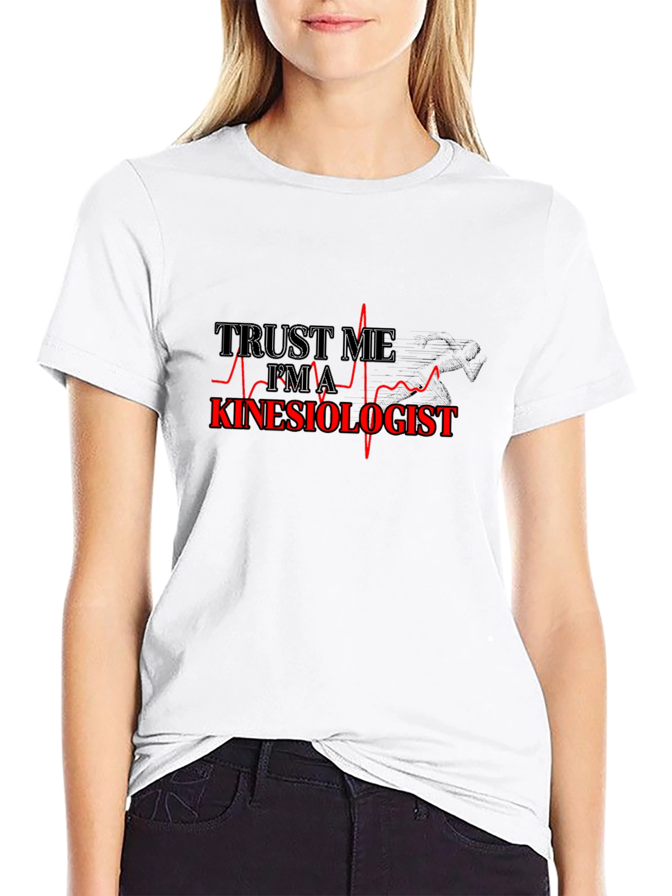 Trust Me Im A Kinesiologist Black T-Shirt