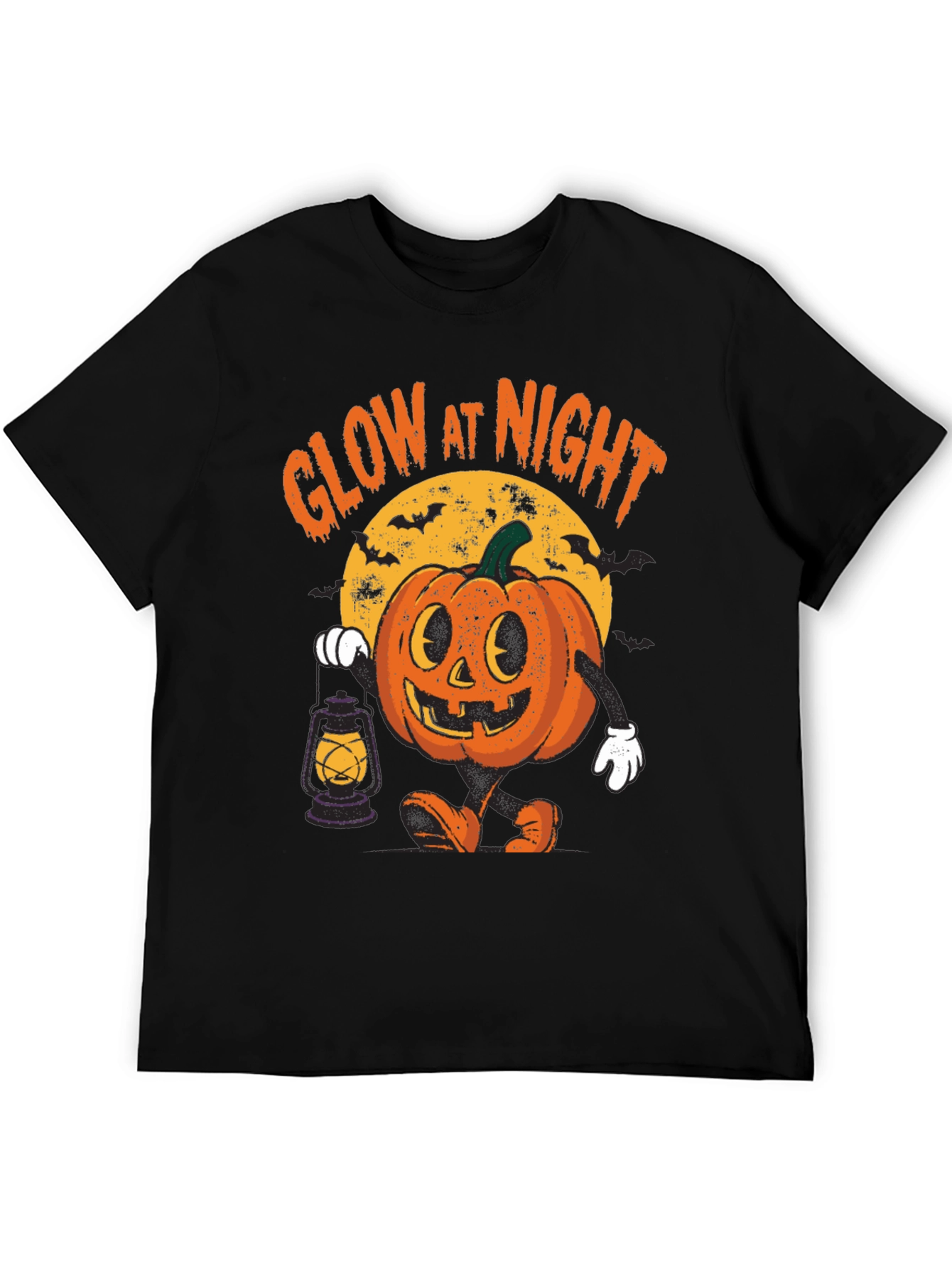 Glow In The Dark Halloween Pumpkin Tee
