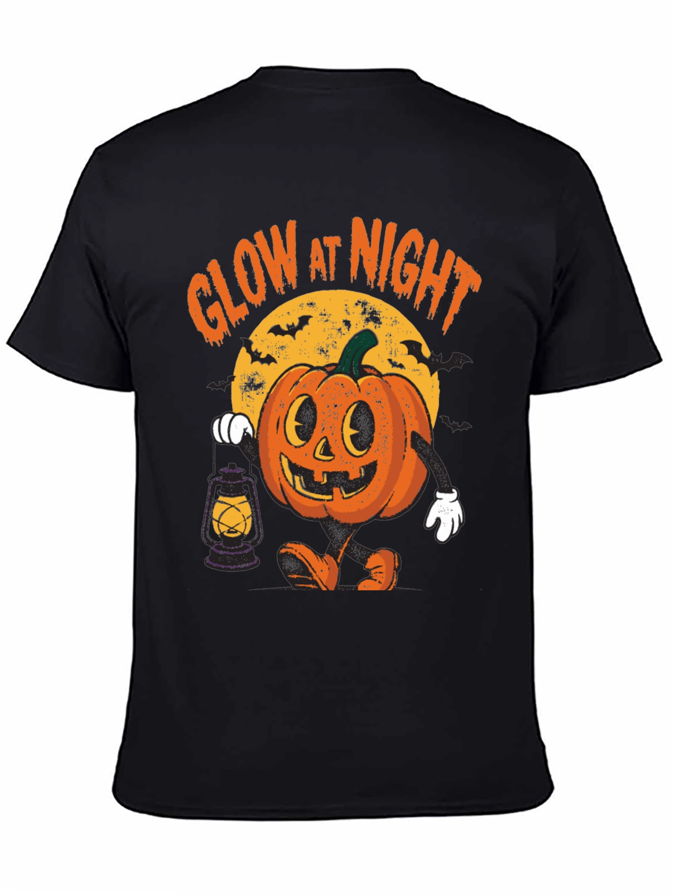 Glow In The Dark Halloween Pumpkin Tee