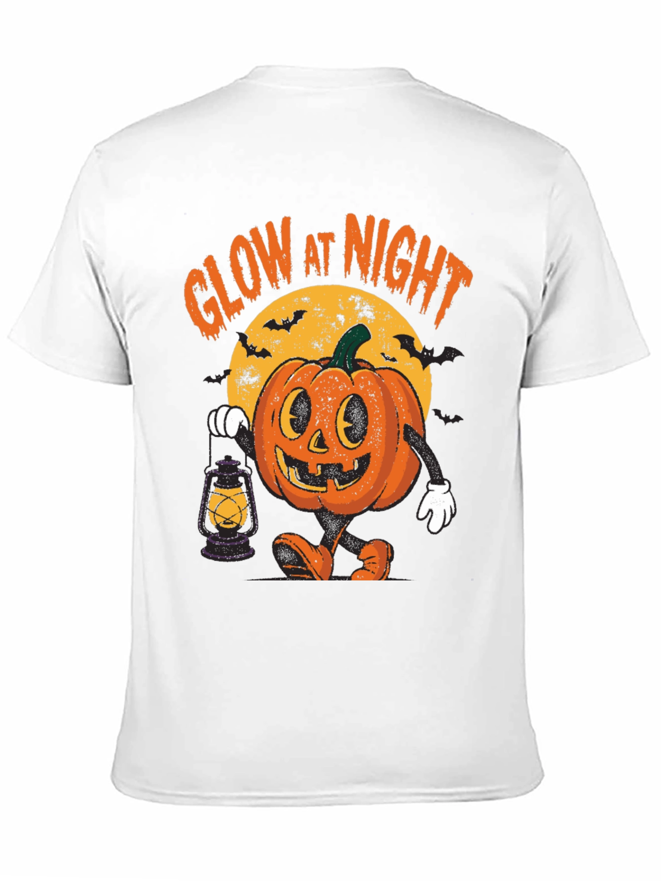 Glow In The Dark Halloween Pumpkin Tee