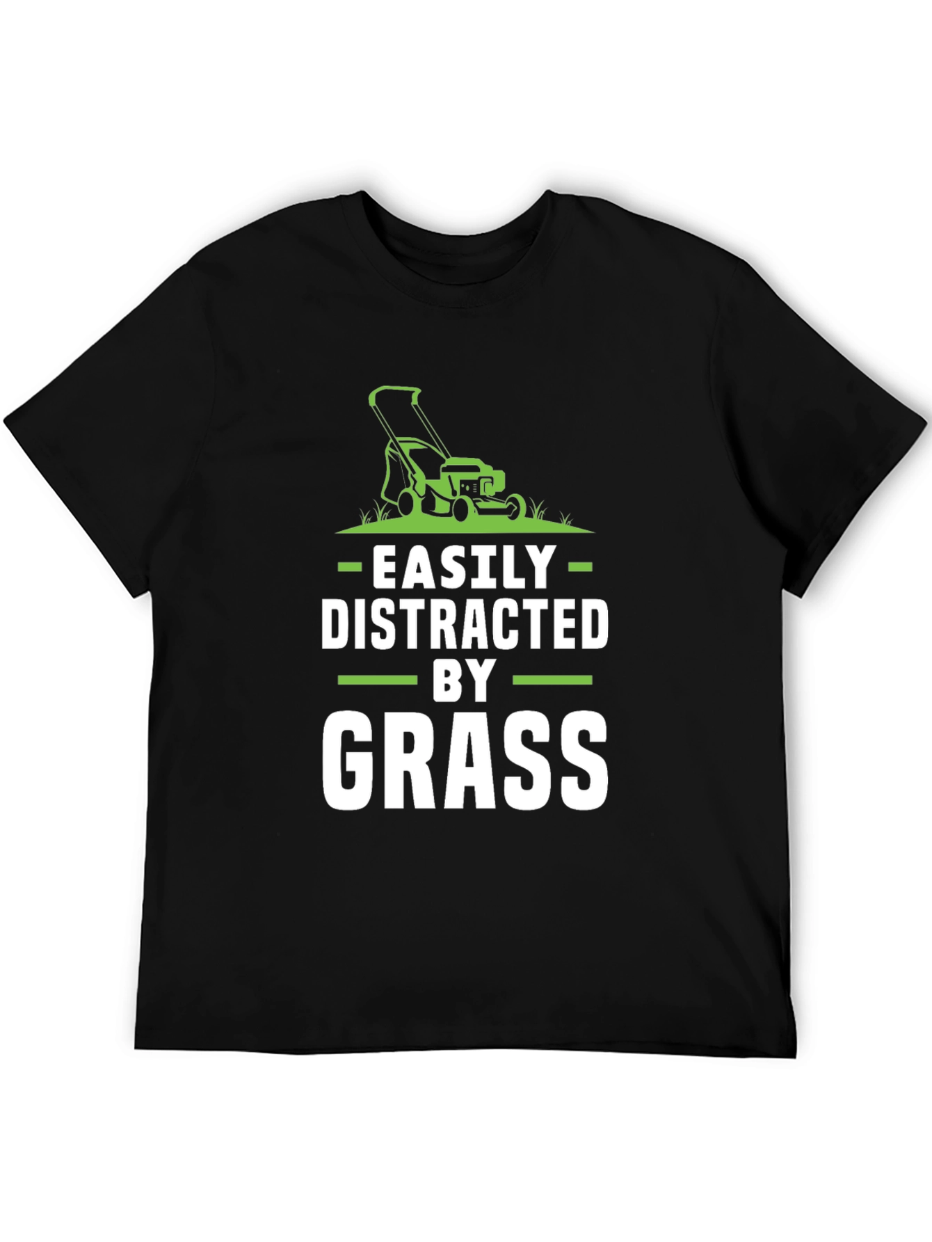 Easily Distracted by Grass Graphic T-Shirt