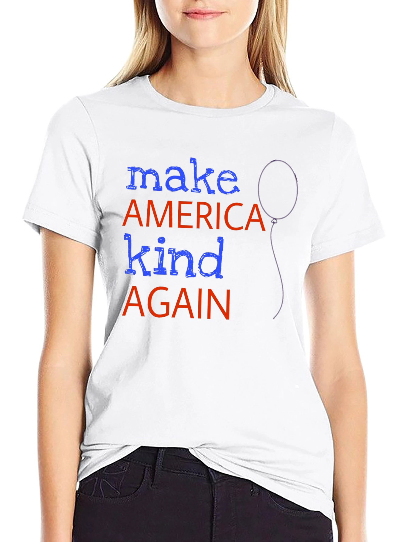 Make America Kind Again Graphic Tee - Patriotic Apparel