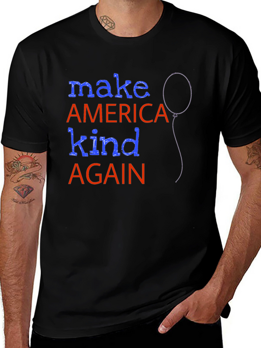 Make America Kind Again Graphic Tee - Patriotic Apparel