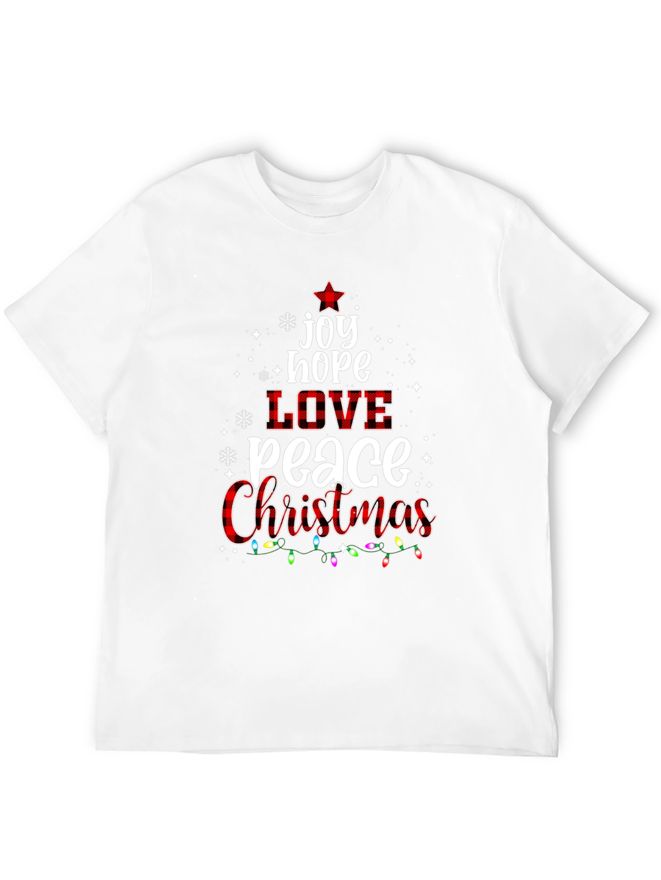Christmas Joy Love Peace Holiday T-Shirt