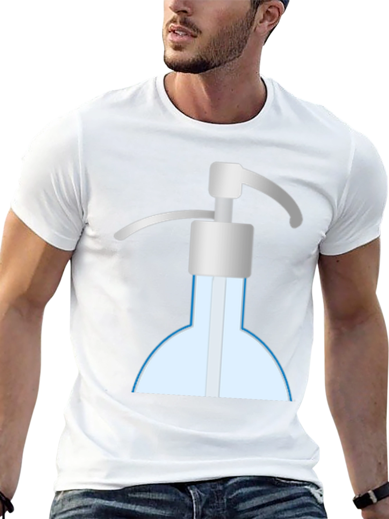 Hand Sanitizer Graphic Tee - Stay Clean & Stylish