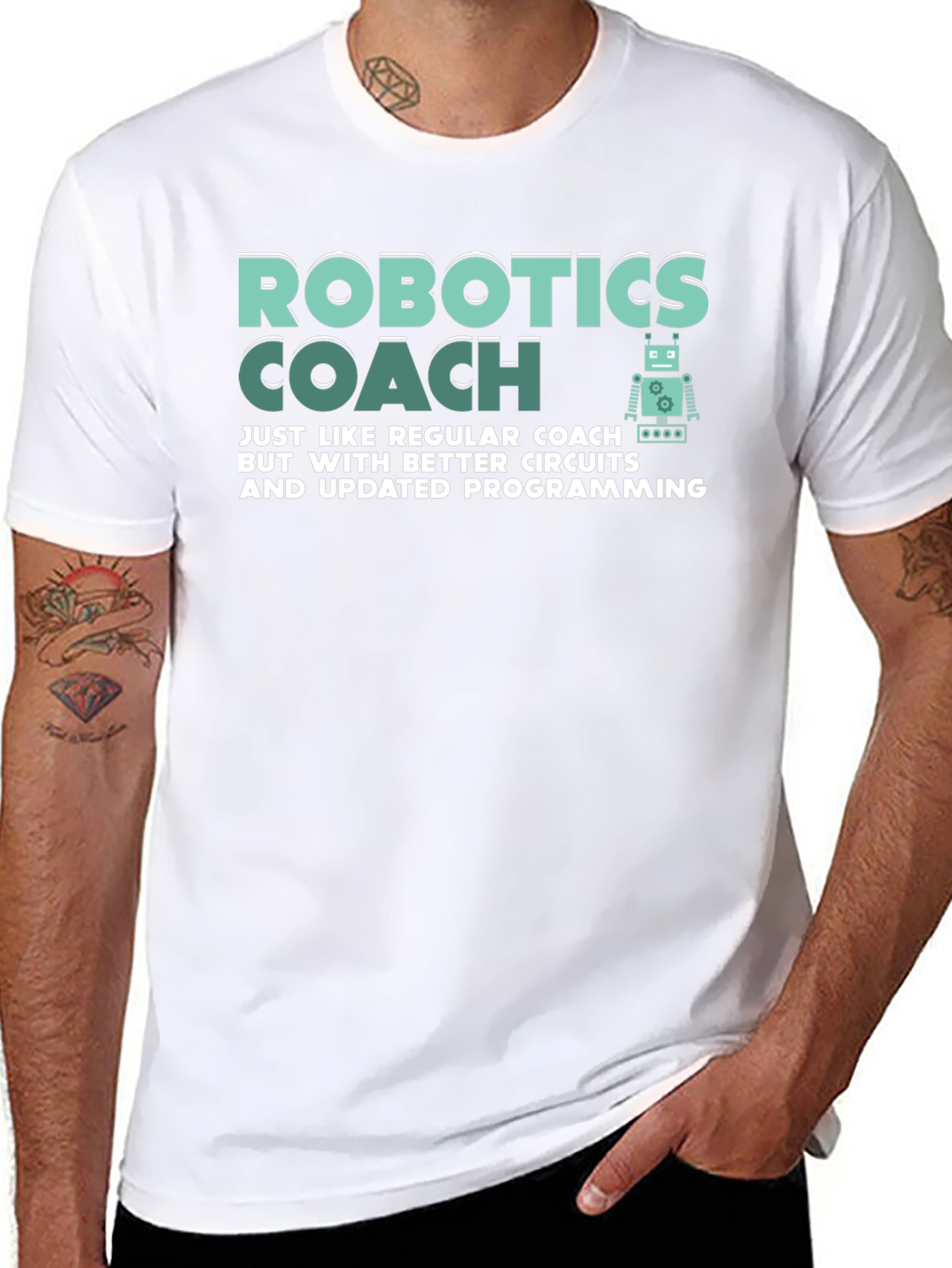Robotics Coach T-Shirt - Better Circuits & Programming