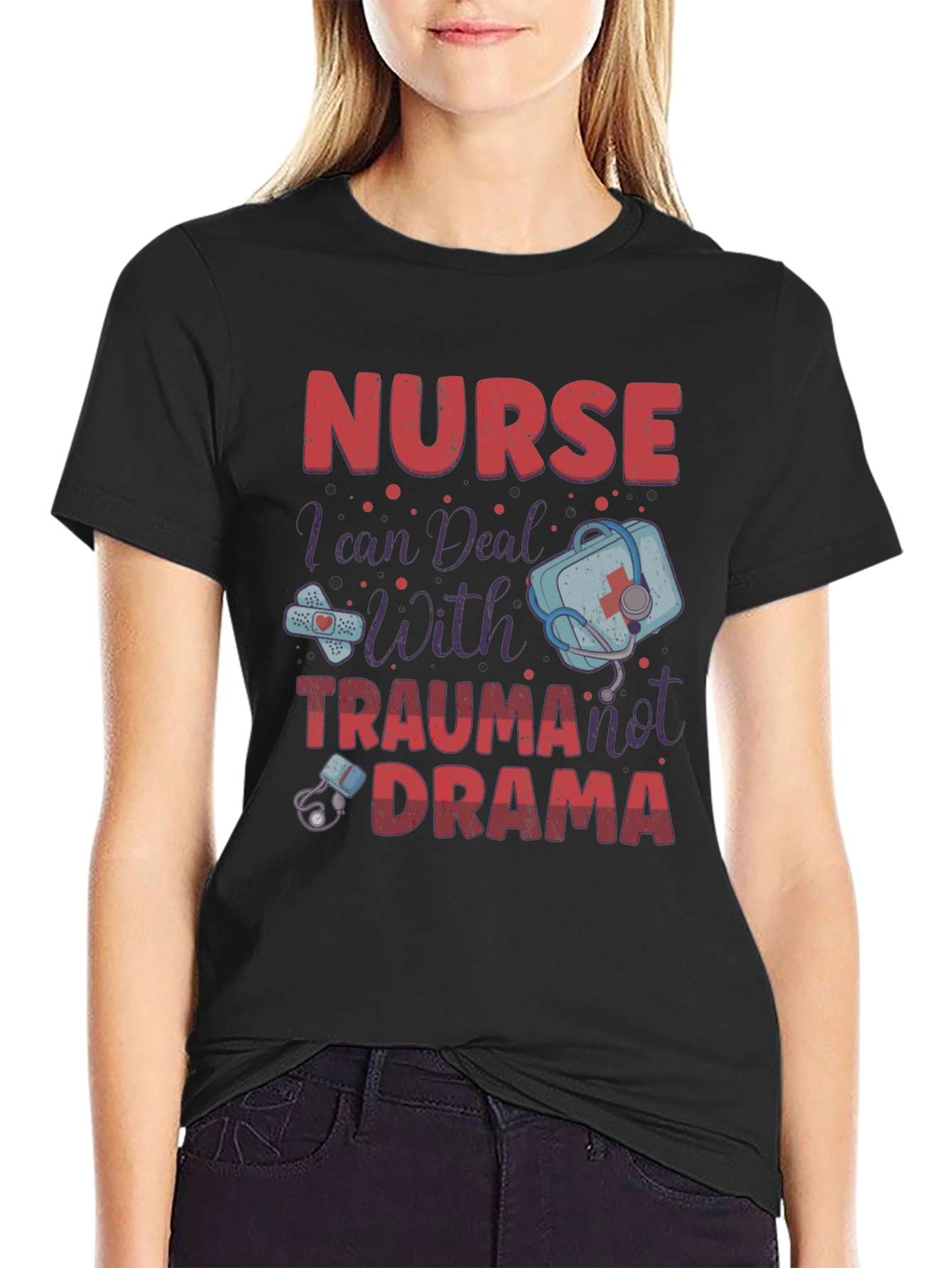Nurse Trauma Drama Graphic T-Shirt