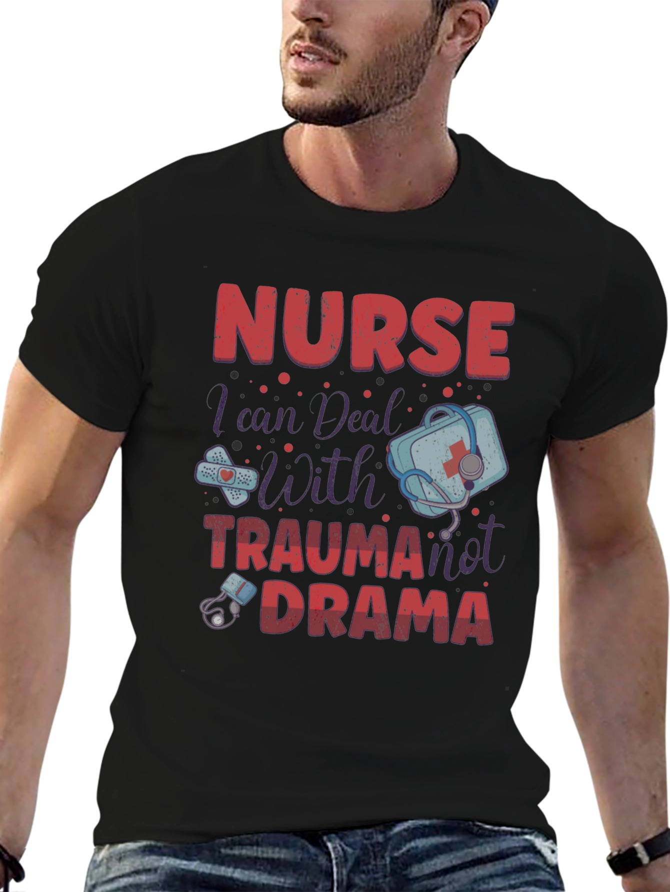 Nurse Trauma Drama Graphic T-Shirt