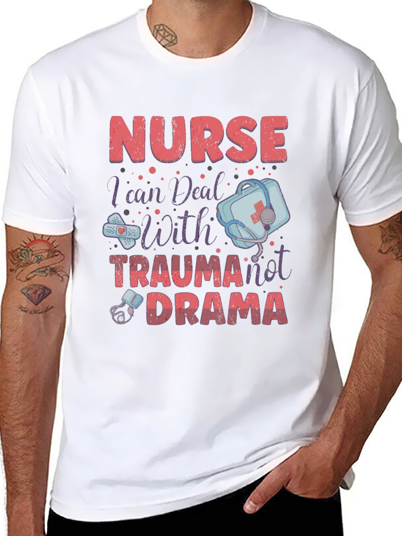 Nurse Trauma Drama Graphic T-Shirt