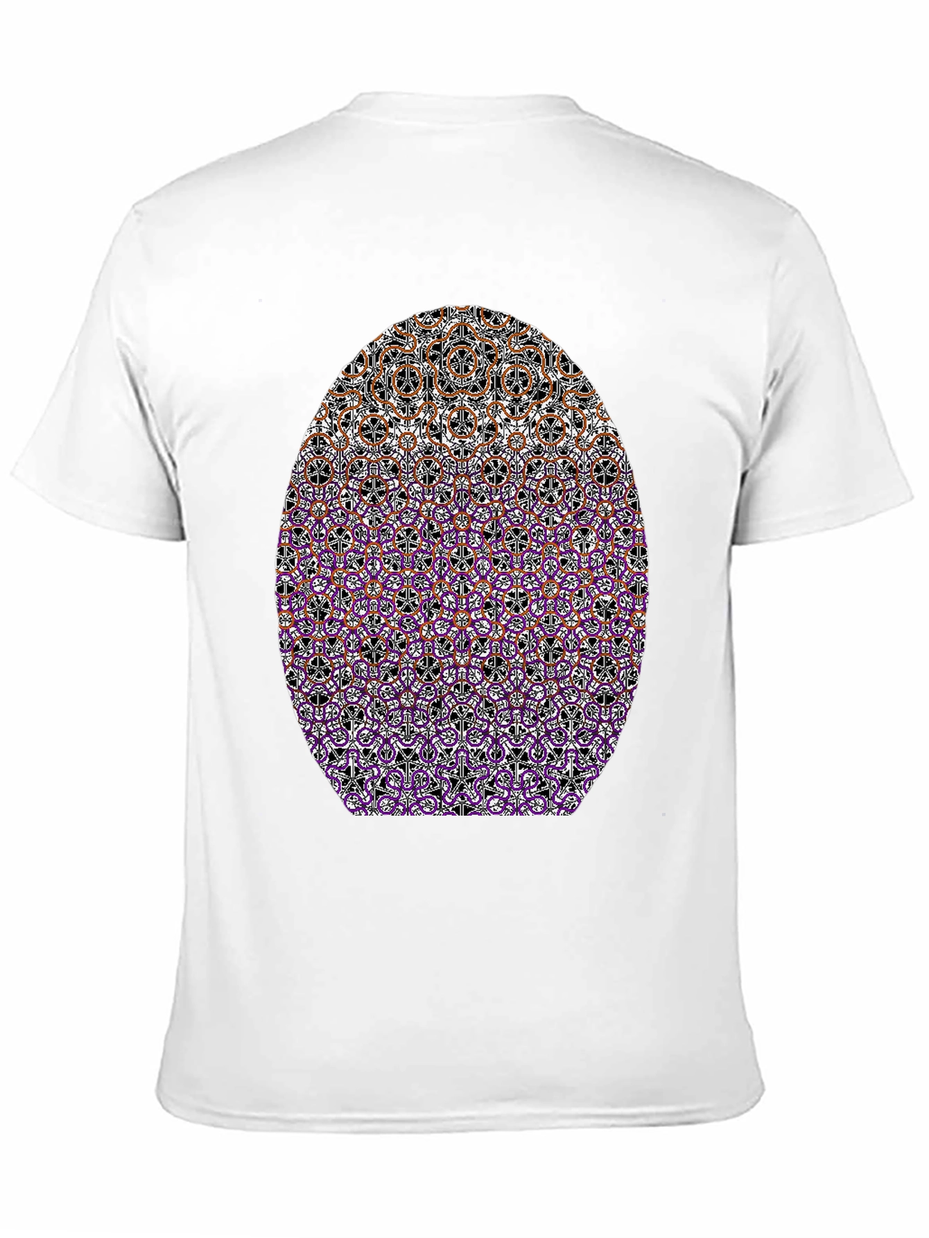 Abstract Pattern Graphic Tee - Stylish Casual Wear