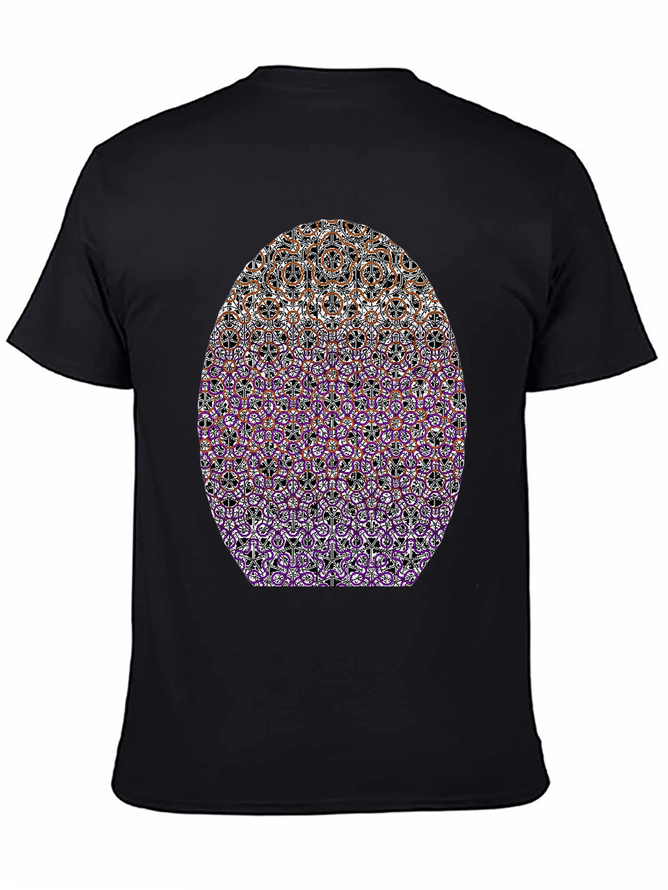 Abstract Pattern Graphic Tee - Stylish Casual Wear