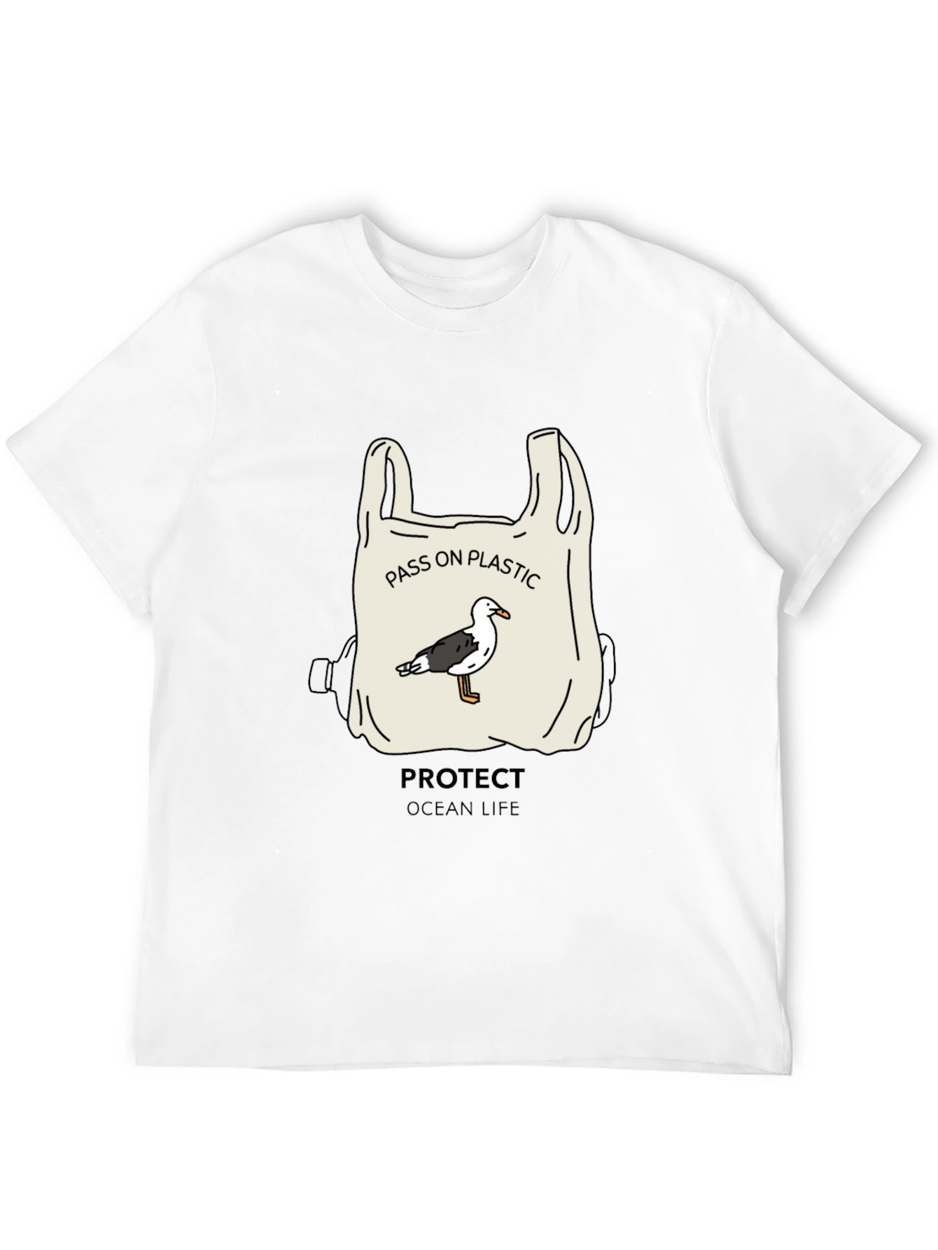 Pass on Plastic Tee - Protect Ocean Life