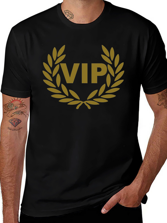 VIP Laurel Wreath Graphic Tee - Premium Cotton Blend