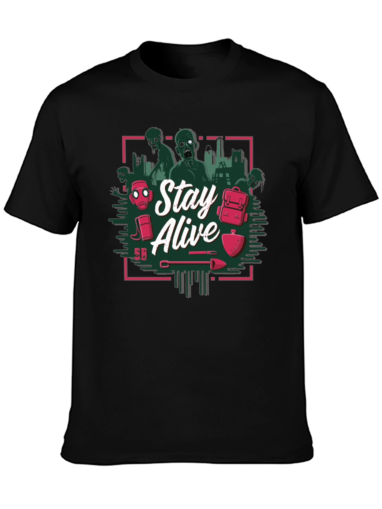 Stay Alive Zombie Apocalypse T-Shirt