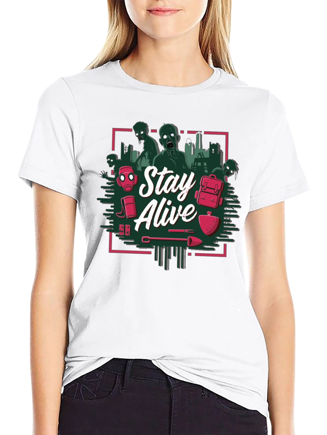 Stay Alive Zombie Apocalypse T-Shirt