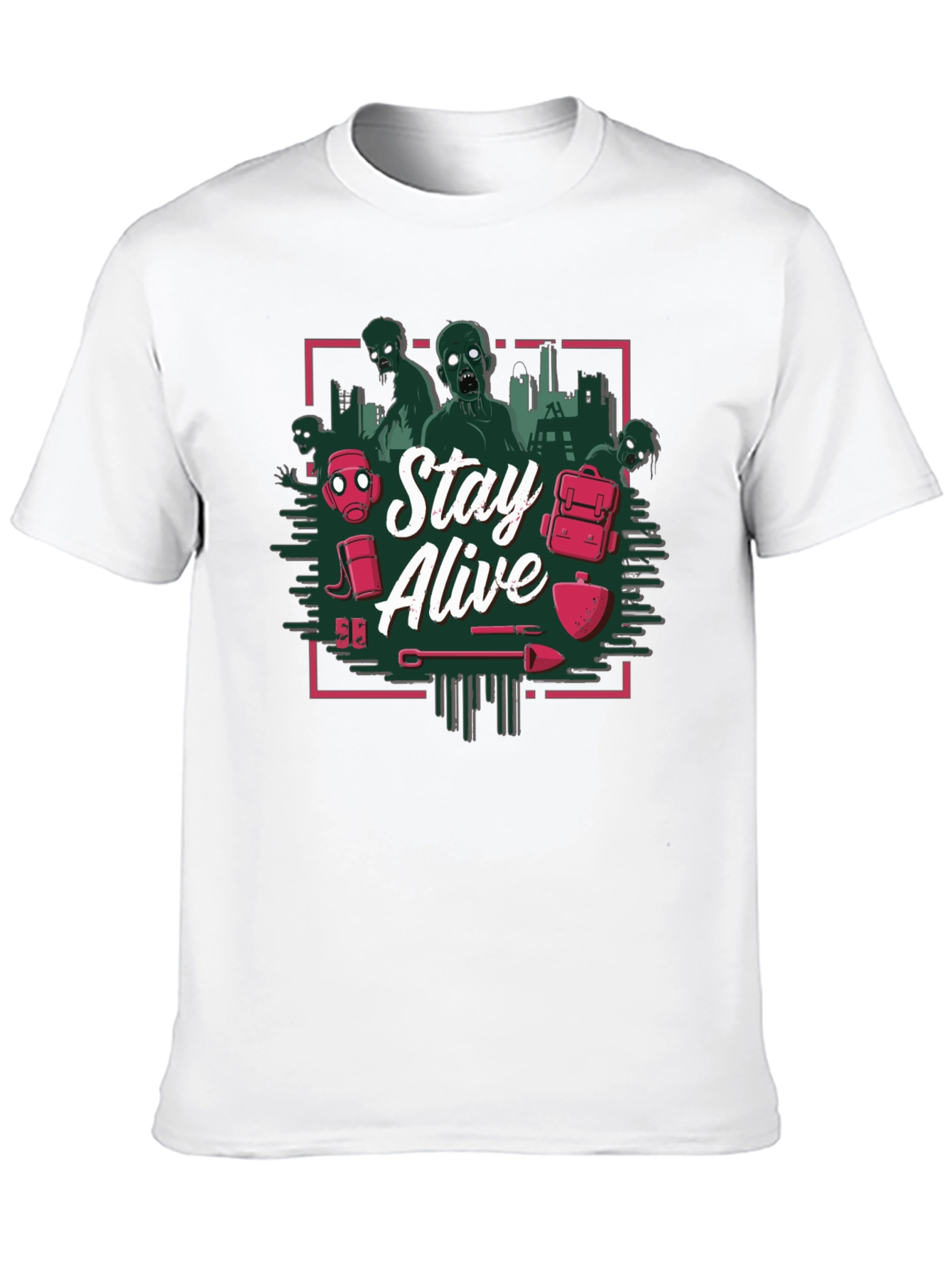 Stay Alive Zombie Apocalypse T-Shirt